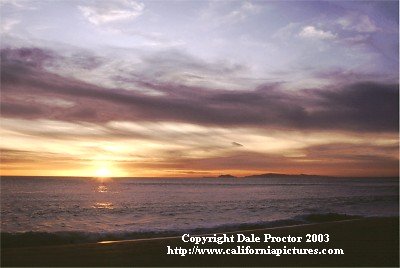 California coast sunset stock photos